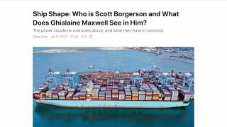 Scott Borgerson and ghislane max well and shipping
