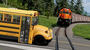 School Bus Accidents 3 | BeamNG.drive