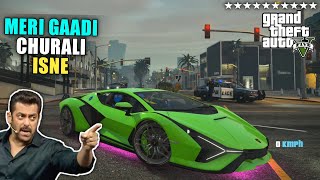 I STOLE A BIG CELEBRITY'S LAMBORGHINI | GTA V GAMEPLAY #4