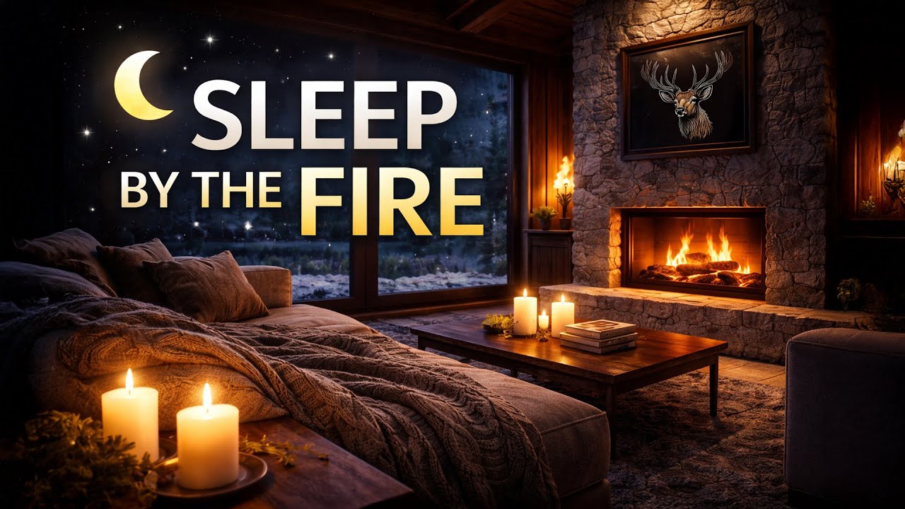 🏆 Fireplace Focus 🔥 Calm Background Music for Work, Study & Deep Concentration