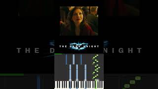 The Dark Knight #shorts #batman #thedarkknight #hanszimmer #pianotutorial