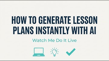How to Create Lesson Plans With AI