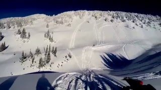 First skidoo trip to valemount 2016