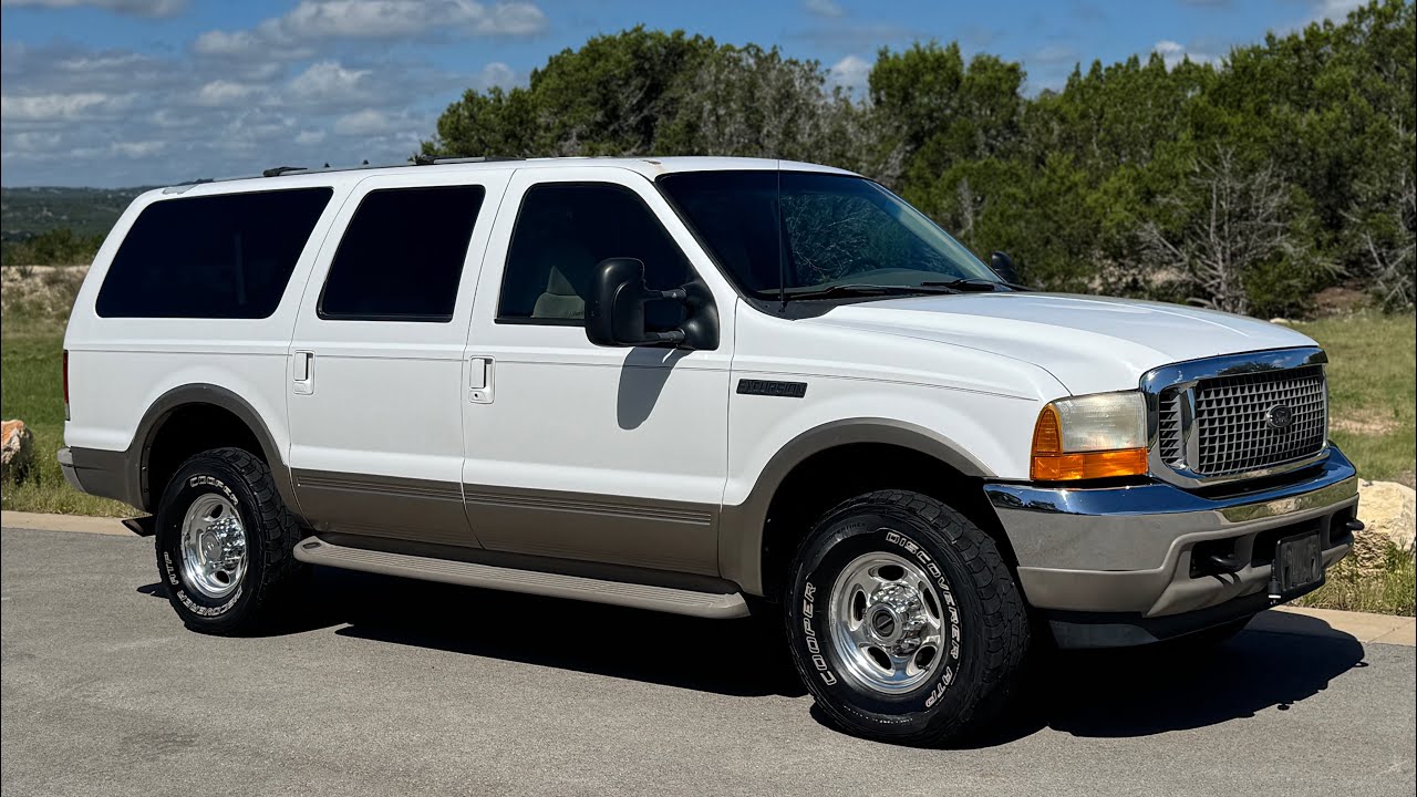 2000 Ford Excursion 4x4 - 7.3L Powerstroke Diesel - Limited - YouTube