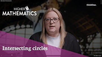 Higher Maths - Determining whether circles intersect, touch or do not interesect