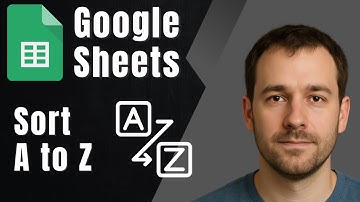 How to Sort A to Z in Google Sheets (2025 Tutorial)