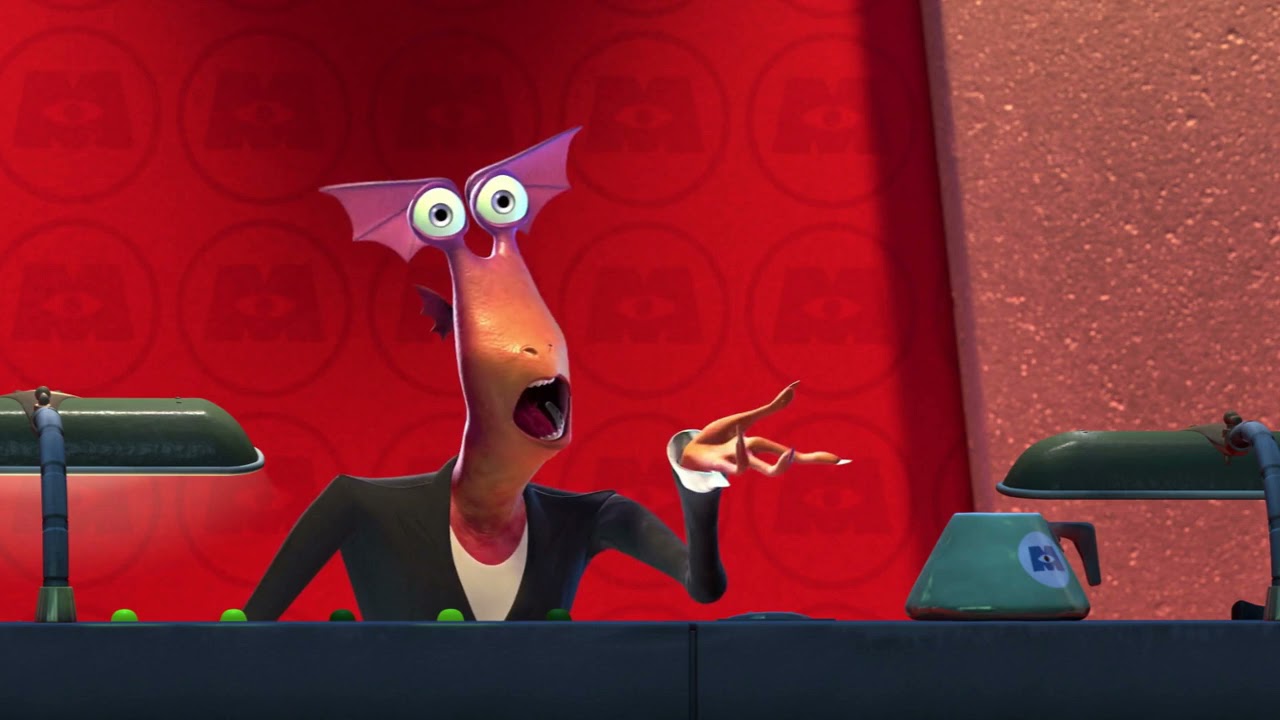 Monsters Inc. Scream Arena Miss Flint Voice Clips