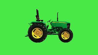 Tractor green screen video