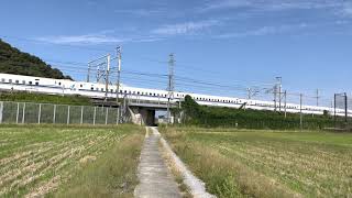 N700S model. Tokaido Shinkansen train line. 🇯🇵 Turn On Highest Quality (4K Video) Dolby Vision/HDR