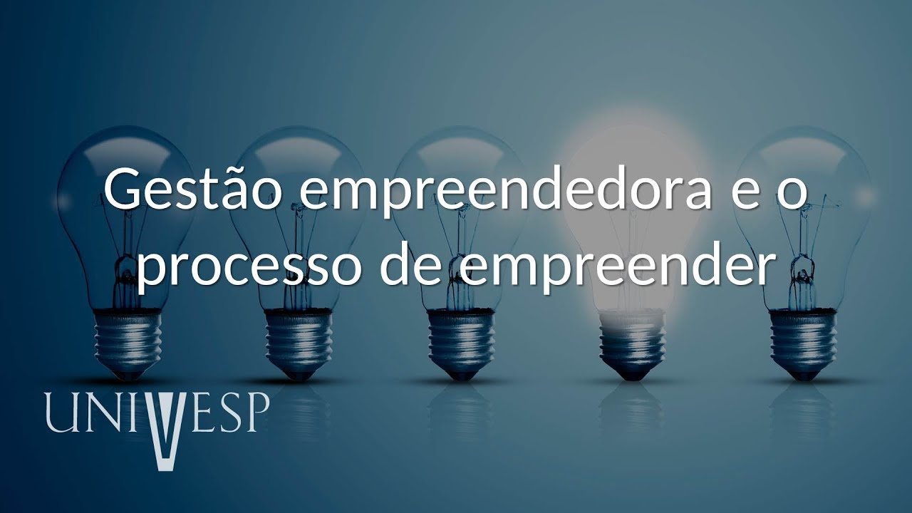 Empreendedorismo - Gestão empreendedora e o processo de empreender ...
