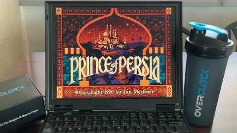 Prince of Persia : DOS 6.22 [PC] vs Mac OS 9.22 Classic [APPLE] - REAL Hardware Thinkpad v.s. iBook