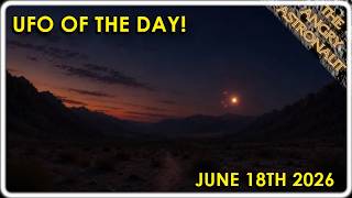 Not a balloon, plane, drone or satellite! UFO of the day!
