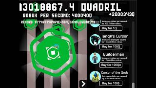 I finished the robux clicker in scratch!!!