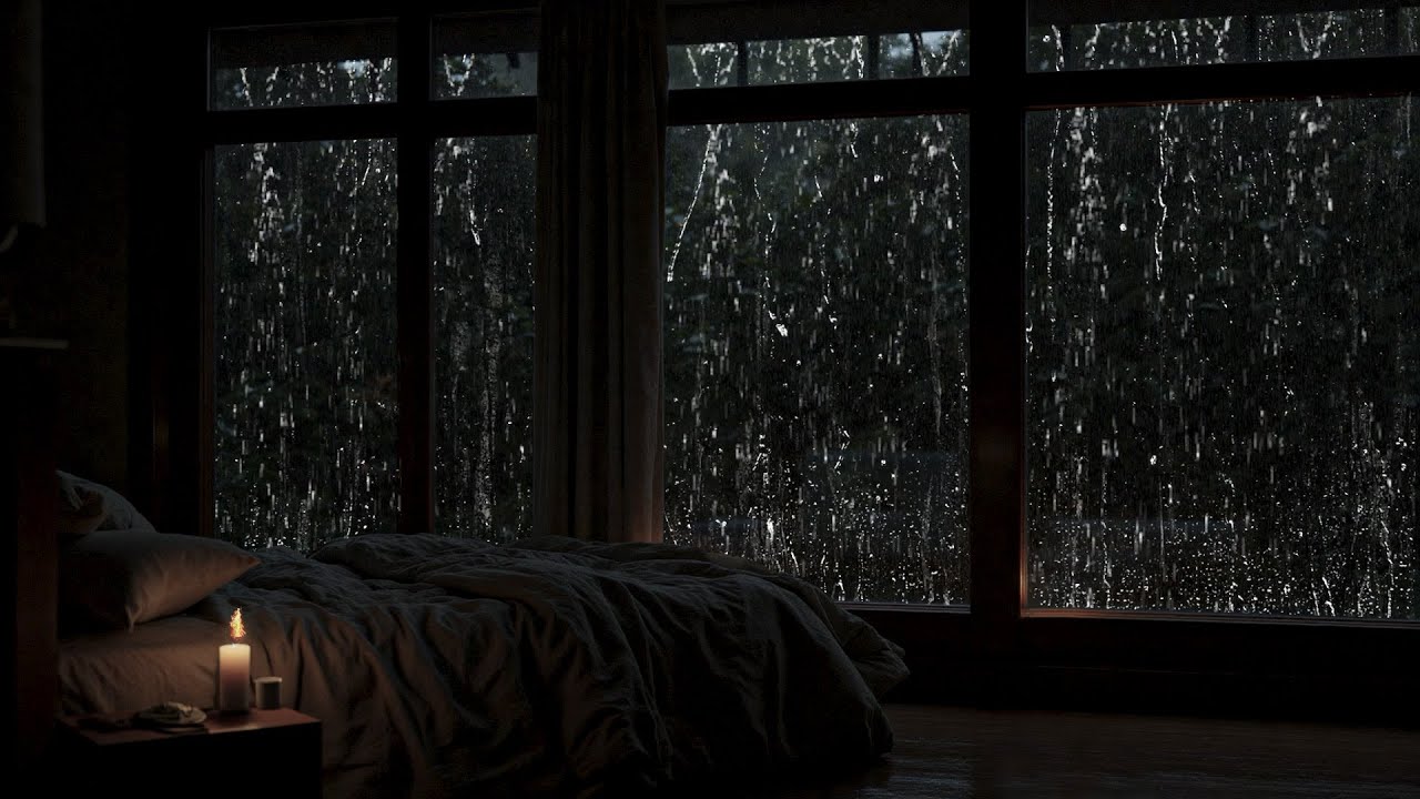 В тихом месте прослушивание звука падающего дождя способствует крепкому и глубокому сну.