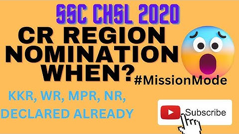 🔥SSC CHSL 2020 CR REGION NOMINATION STATUS KAB TAK? CIRCLE ALLOCATION || OFFER LETTER JOINING🔥❤