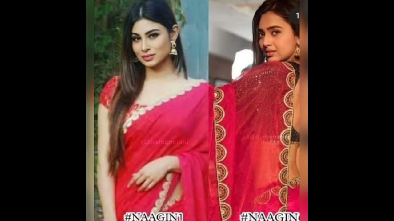 moni Roy 🆚other nagin actress same dress matching - YouTube