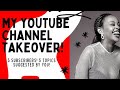 CHANNEL TAKEOVER ANNOUNCEMENT!