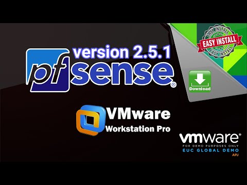 How to Download and Install pfSense 2.5 on VMware Workstation - Youtube