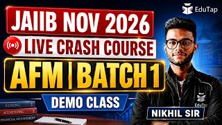 JAIIB Nov 2026 Online Course | JAIIB AFM Crash Course Classes | JAIIB AFM Exam Preparation