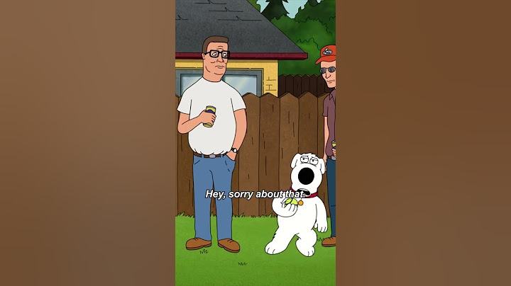 Hank hill in family guy?!?!