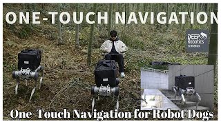 One-Touch Navigation for Robot Dogs | Celebration and Fun at the End of a Mission