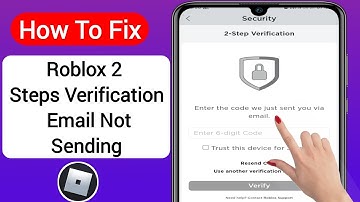 How To Fix Roblox 2 Step Verification Not Sending Email (2023) | Roblox 2 Step Verification