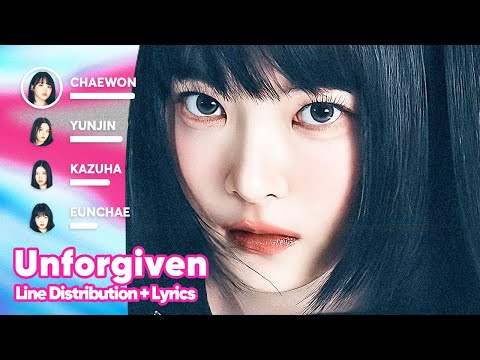 LE SSERAFIM - UNFORGIVEN (feat. Nile Rodgers) (Line Distribution + Lyrics Karaoke) PATREON REQUESTED