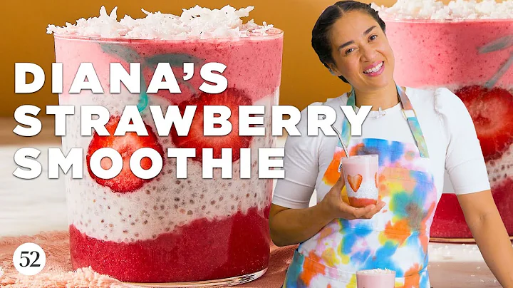 The Prettiest Strawberry Rose Smoothie | Genius Re...