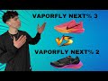 Nike zoomx vaporfly next 3 vs vaporfly 2  quelle est la meilleure chaussure de course carbone 