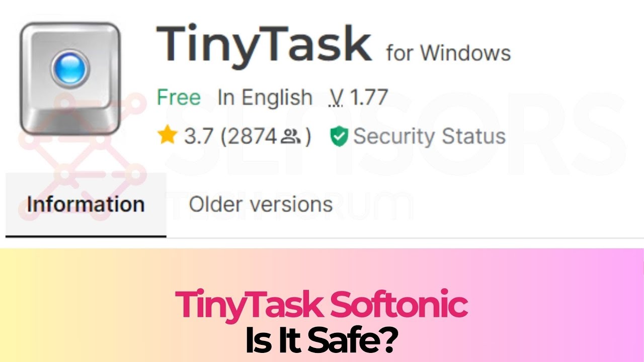 TinyTask Softonic - Is It Safe? [+ How to Uninstall It] - YouTube