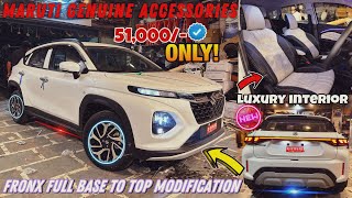 FRONX Base To Top Modified ₹51 हज़ार में Fronx 2025 Modificition with price detail vdo ✅ #fronx2025