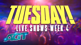 Find Out Who is Performing at the Live Shows | Week 4 | AGT 2022