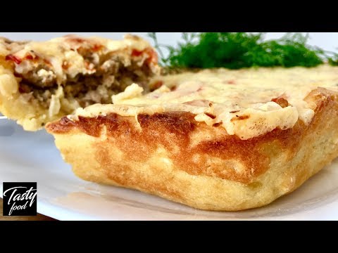 Как же это ВКУСНО, Картофельный Мясной Пирог с Хрустящей Корочкой!