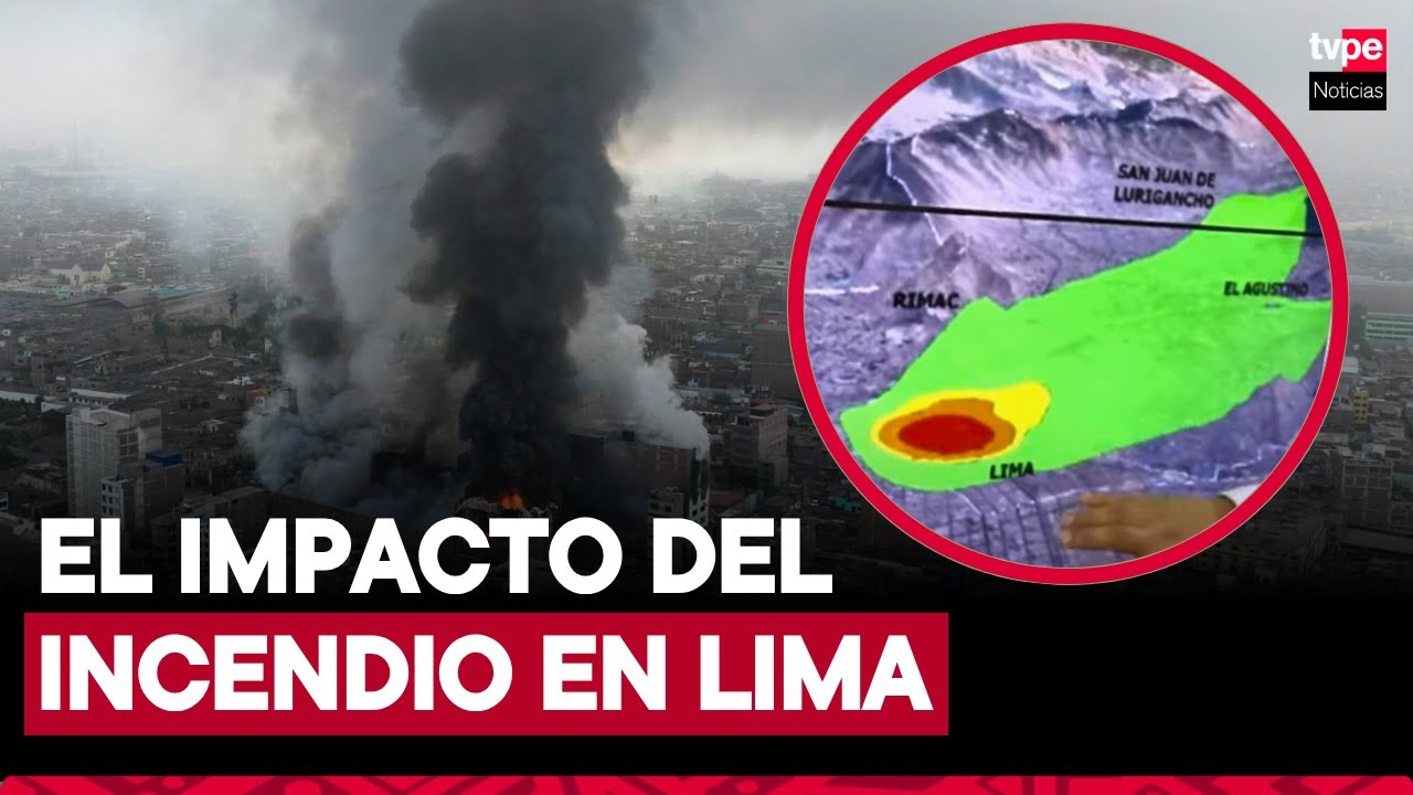 ¿Cuáles son los distritos contaminados por el incendio en la zona de ...