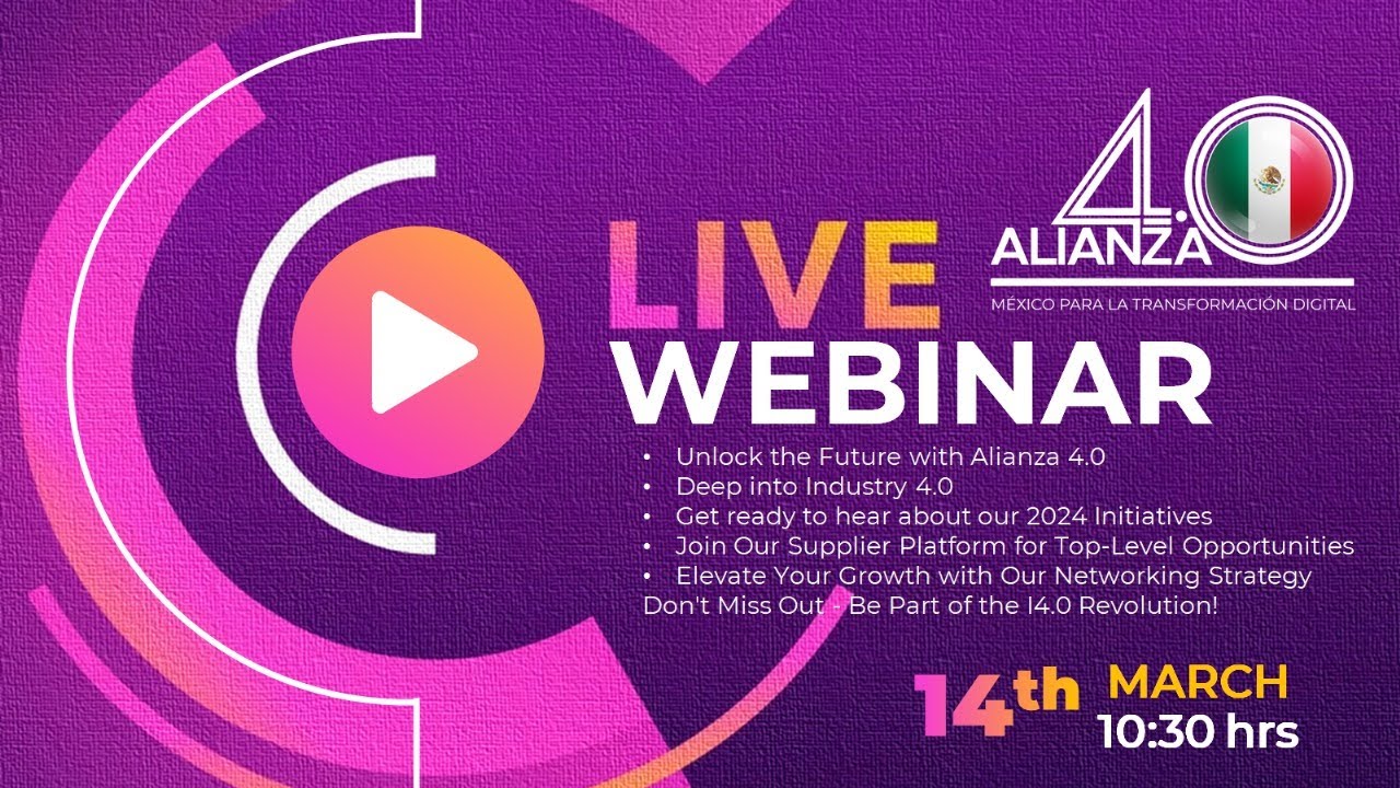 Alianza 4.0 Webinars: Planning for 2024 - YouTube