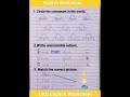 English Worksheet for UKG kids everyday practice worksheet 🏆 ICSE BOARD #youtubeshorts #viral# Ukg 🏅