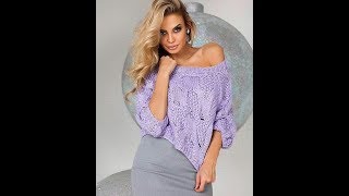 Женские Модные Джемпера и Пуловеры Спицами - 2019 / Sweaters and Pullovers with Knitting Needles