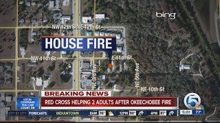 House fire evacuates 2 adults in Okeechobee Co.