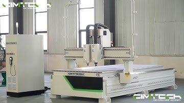 How to use DSP to control a double heads CNC router, China cnc router