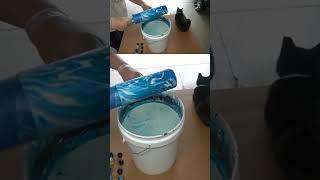 Hydro dipping a tumbler! #tumbler #painting #youtubeshorts #youtube #hydrodipping #art #cat