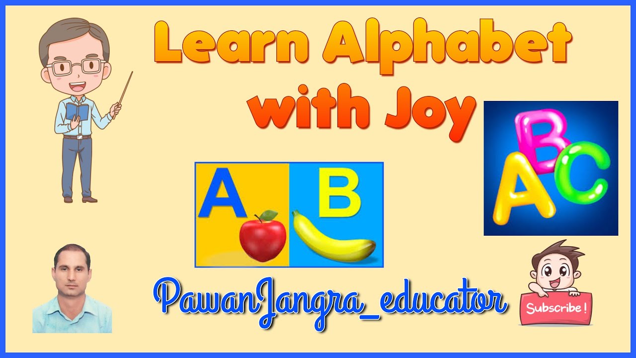 Master the ABCs with Fun and Easy Tutorial. ABCD for kids. Alphabet ...