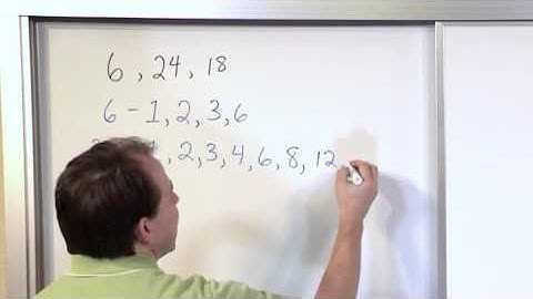 Lesson 5 - Finding The GCF Of 3 Numbers - (5th Grade Math)