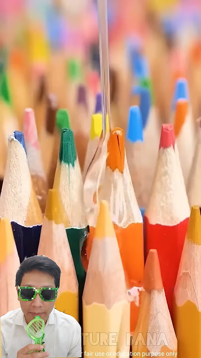 Pensil warna buat tambal jalan yang bolong ‼️ MiniatureBana #art
