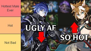 HOTTEST GENSHIN IMPACT MEN TIER LIST!!! (Luna III Edition)