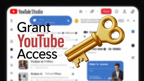 How to add manager to your YouTube channel 