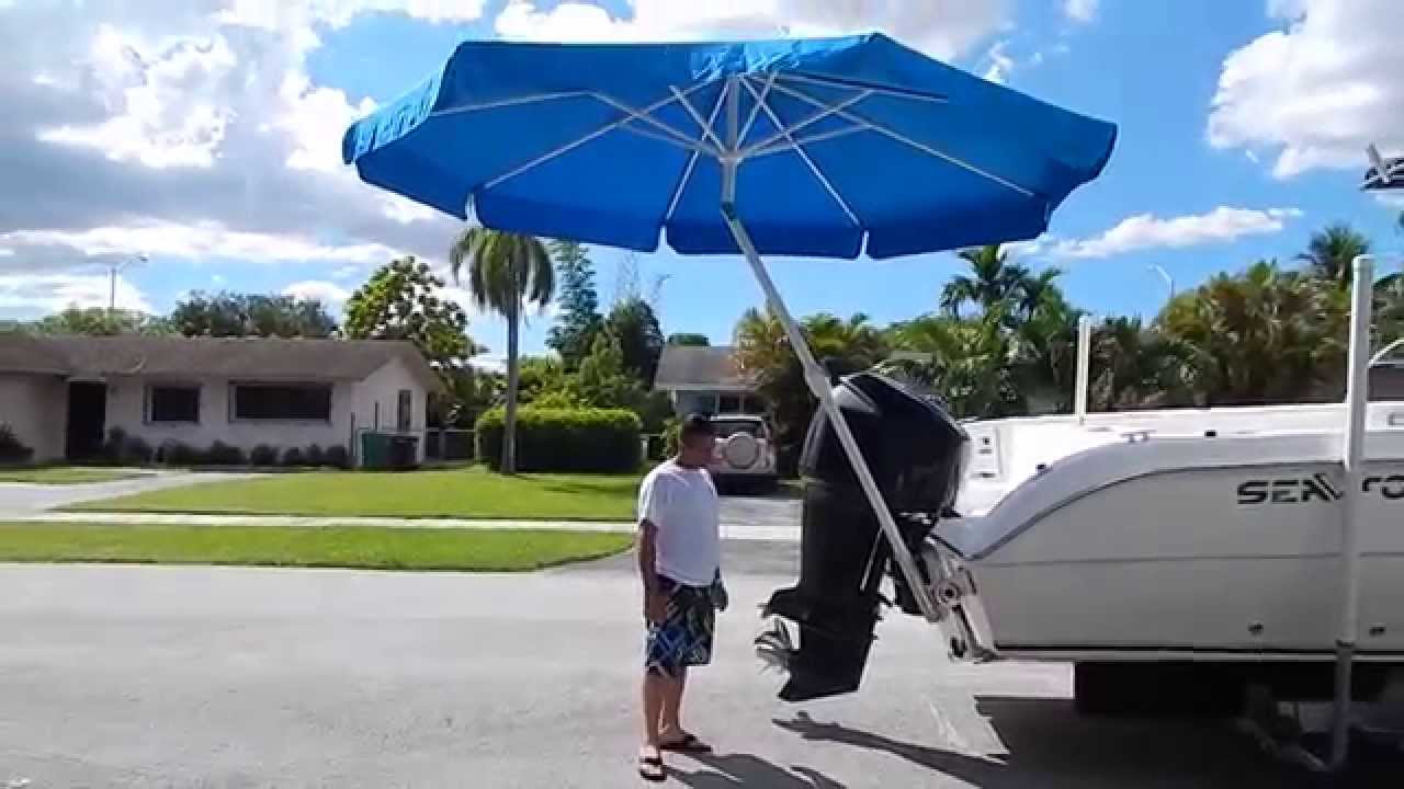 Umbrellas4Boats 2: How to dismount the umbrella. - YouTube