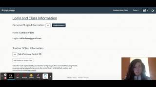 Celebrity DeltaMath- add a class AAA Profile