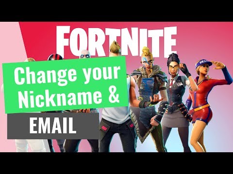 smotret video how to change your nickname and email on fortnite epic games onlajn skachat na mobilnyj - fortnite account change email