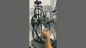 Semi automatic perfume bottle crimping capping machine