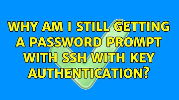 Why am I still getting a password prompt with ssh with key authentication? (4 Solutions!!)